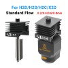 Upgrade P2S/X2D Hotend For Bambu Lab X2D Standard Flow Hotend High Quality Printing Removable nozzle 0.2 0.4 0.6 0.8 Hotend kit