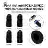 For Bam a1 mini Hotend Kit Hardened steel Nozzle 0.2 0.4 0.6 0.8mm Nozzles For bambulab A1 Hot End Accessories 3D printe