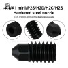 For Bam a1 mini Hotend Kit Hardened steel Nozzle 0.2 0.4 0.6 0.8mm Nozzles For bambulab A1 Hot End Accessories 3D printe
