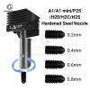 For Bam a1 mini Hotend Kit Hardened steel Nozzle 0.2 0.4 0.6 0.8mm Nozzles For bambulab A1 Hot End Accessories 3D printe