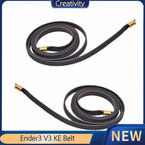 Ender-3 V3 SE/Ender-3 V3 KE Timing Belt X-Axis +Y Axis Synchronous Rubber GT2 Width 6mm Timing Belt