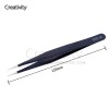 6Pcs Anti-static ESD Stainless Steel Tweezers Maintenance Tools Industrial Precision Curved Straight Tweezers Repair Tools 2021