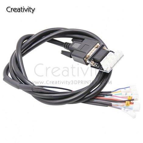 3D Printer Multifunctional Integrated Extrusion/Nozzle Heating/Temperature Control with VGA Signal Cable Transmission Motherboa