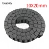 1Meter Plastic Transmission Drag Chain for Machine Cable Drag Chain Wire Carrier with end connectors for CNC Router Machine Tool 10X20