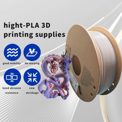 Hyper PLA High Speed Print pla Filament 1.75mmm For Lab X1,X1-Carbon Comb High Speed Printing generic Filament Fit K1/K1 Max/Ender-5 S1 3d Printer