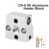 New CR-6 SE Plated Copper Aluminum Heater Block 0.4mm 1pc Nozzle Silicone Sock For CR6SE Hotend Kit CR-6 SE/Max 3d printer parts
