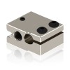 1pcs PT100 Volcano Aluminum Heat Block High Quality Plated Copper Brass For E3d V6 3D Printer Parts Hotend PT100 