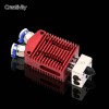 3D Printer Hotend Parts 2 in 1 out Hotend Kit CR10 Heating Block Copper Plated 0.4mm Nozzle 1.75mm Filament Extruder For Titan MK8