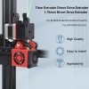 NEW Creativity MK8 Extruder With Fan Backplane Pulley Kit CR10 Ender3 TITAN Extruder Direct Drive Hotend Kit 3d printer parts