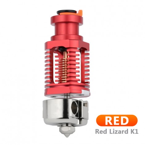 Red Lizard V6 Hotend Kit 3d printer parts I3 MK3 Titan Bowden V2 Extruder 3D Printer Red Lizard k1 Assembled Plated Copper Hotend