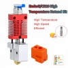 CR-10 Newest Ender3 High Temperature Hotend Kit Reach To 550℃ Copper Plated Volcano Nozzle Heating Block Bi-Metal Throat CR10 Extruder