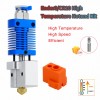 CR-10 Newest Ender3 High Temperature Hotend Kit Reach To 550℃ Copper Plated Volcano Nozzle Heating Block Bi-Metal Throat CR10 Extruder