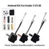 Ender3 V3 SE Hotend Kit heatbreak HeatBlock Nano Throat Titanium Alloy Bimetal Heatbreak 24V 40W J-head Print Head For ender3 v3 se 3d printer 