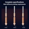 K2 Plus Hot end Kit Quick-Swap Nozzle 350°C High Temperature, 600mm/s High-Speed for unicorn nozzle 3D Printers