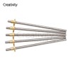 1PCS T8 Lead Screw OD 8mm Pitch 2mm Lead 8mm 150mm 200mm 250mm 300mm 330mm 350mm 400mm 500mm With Brass Nut For Reprap 3D Printer