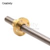 1PCS T8 Lead Screw OD 8mm Pitch 2mm Lead 8mm 150mm 200mm 250mm 300mm 330mm 350mm 400mm 500mm With Brass Nut For Reprap 3D Printer