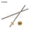 1PCS T8 Lead Screw OD 8mm Pitch 2mm Lead 8mm 150mm 200mm 250mm 300mm 330mm 350mm 400mm 500mm With Brass Nut For Reprap 3D Printer