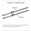 Ender 3 CR10 Dual Z-Axis MGN12C Linear Rail Upgrade Kit 475mm Linear Guide Fit CR 10S/S4/S5 318mm Fit Ender-3 V2 Ender3 Pro Part