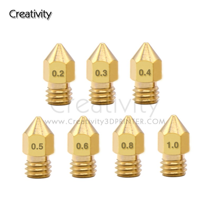 100PCS 3D Printer Nozzles...