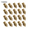 100PCS 3D Printer Nozzles MK8 Extruder Nozzle Extruder Print Head 1.75mm for 3D Printer A8 Makerbot MK8 Creativity CR10 Ender3