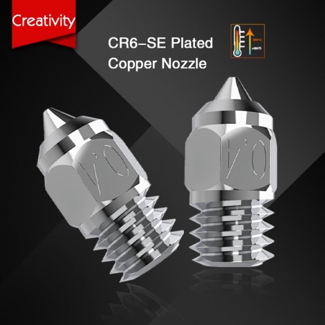 Ender 3 S1/ PRO 1/3/5 PCS 3D Printer Copper Nozzle M6 For CR-6 SE Copper Nozzle For Ender3 S1 Hotend Print Head 