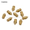 10PCS/100PCS Original CR-6 SE Nozzles for CR-6 SE Hotend Extruder Brass Nozzles Ender-3 S1 MK8 Nozzle 0.3/0.4/0.5/0.6/0.8MM 3d Printer parts