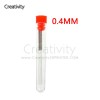 3D printer parts 0.4 mm MK8 brass extruder nozzle with cleaning needle print head 0.4 mm drill bit 1M PTFE Teflon tube for MK8 3D printer