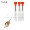 3D printer parts 0.4 mm MK8 brass extruder nozzle with cleaning needle print head 0.4 mm drill bit 1M PTFE Teflon tube for MK8 3D printer