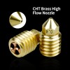 1/3/10 PCS CHT Brass LabX1 Nozzle CHT Brass Nozzle 500℃ For Carbon X1 Combo P1P 3d printer Hotend
