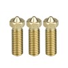 1/3/5PCS CHT Volcano Nozzle High Flow Brass Nozzles Three-eyes Copper Inside 0.4/0.6/0.8mm For Sidewinder X2&Genius 3d printer