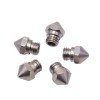 MK10 Stainless Steel Nozzle For 3D Printer Parts 0.2 0.3 0.6 1.75mm Filament M7 Thread Nozzles