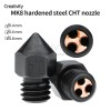 New MK8 CHT Hardened Steel Nozzle Resistance High Temperature of 500 °C Compatible with Ender3 CR10 Ender5 3d printer Nozzle