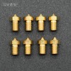 10pcs V5 V6 E3D Nozzle 0.2 0.3 0.4 0.5 0.6 0.8 1.0mm 3D Printer Part M6 Thread All Metal Nozzle For 1.75mm Filament