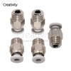 10PCS 3D Printer Pneumatic Connectors Bowden Coupler PC4-01 PTFE Tube for J-Head Extruder Fitting Connectors for CR10 Ender3