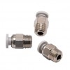 Creativity PC4‑M10 Straight Pneumatic Push Fitting Connector for ender3 E3D-V6 Long-Distance Bowden Extruder Compatible with Ender3/ CR10 3D Printer-10PCS