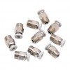 Creativity PC4‑M10 Straight Pneumatic Push Fitting Connector for ender3 E3D-V6 Long-Distance Bowden Extruder Compatible with Ender3/ CR10 3D Printer-10PCS