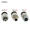 10PCS PC4-01 Pneumatic Fittings Connector Straight 3D Printers Parts Copper For V6 Bowden Extruder Filament PTFE tube Part M6 M5