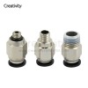 10PCS PC4-01 Pneumatic Fittings Connector Straight 3D Printers Parts Copper For V6 Bowden Extruder Filament PTFE tube Part M6 M5