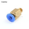 3D Printer 1pcs PC4-M6 Pneumatic Straight Fitting Connector for 4mm OD tubing M6 6mm Reprap 3D Printer Printers