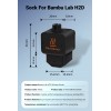 Protective sleeve For Bambu Lab H2D Hotend Silicone Cover Heating Block kit nozzle for 3D printer accessories