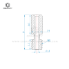 Ender3 S1 Bimetal Throat 1.75mm bimetallic ender3 Heat Break Titanium Alloy Titanium copper For Sprite Extruder ender3 s1 Hotend Kit