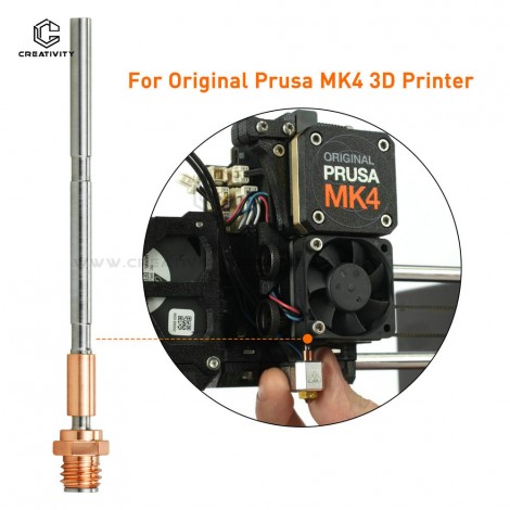 Pursa MK4 Throat Titanium Alloy Copper Bimetallic Heat break Thread throat 1/3/5PCS Adaptor 1.75mm for rrusa i3 mk4 Hotend Extruder Throat Hotend Kit