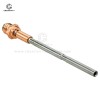 MK4 Titanium Alloy Copper Bimetallic Heat break Thread Throat 1/3/5PCS Adaptor 1.75mm for Prusa MK4 Hotend Extruder Throat Hotend Kit