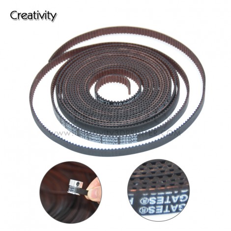 High Quality GATES-LL-2GT RF Belt synchronous belt GT2 Timing Belt Width 6MM Wear Resistant for Ender3 CR10 Anet 3D Printer