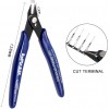 Creativity PLATO Blue Flush Cutter Mini Diagonal Cutting Pliers Side Cutter Nippers Wire Cutter