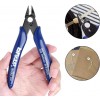 Creativity PLATO Blue Flush Cutter Mini Diagonal Cutting Pliers Side Cutter Nippers Wire Cutter