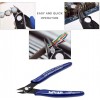 Creativity PLATO Blue Flush Cutter Mini Diagonal Cutting Pliers Side Cutter Nippers Wire Cutter