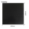 CREALITY 3D Black Carbon Silicon Crystal Glass Platform Build Hotbed Glass Platform 235 * 235 * 3MM for Ender-3 / Ender-5 3D Printer