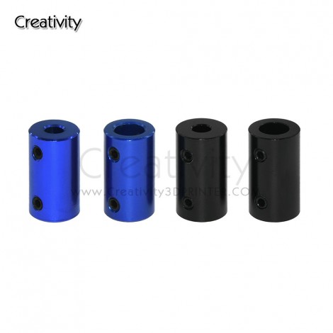 5PC Aluminum Alloy Coupling Bore 5*5mm 5*8mm 8*8mm 3D Print Part Blue Flexible Shaft Coupler Screw Part For Stepper Motor Accessories