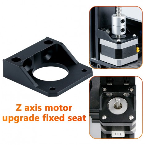 Motor Mount Stepper Motor Z-axis Upgrade to Install Aluminum Alloy Base Z Axis Motor Fixed Bracket for Ender 3-V2 Ender 3 Pro CR-10/ V2/V3